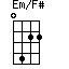 Em/F#