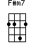 F#m7