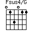 Fsus4/G