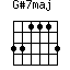 G#7maj