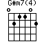 G#m7(4)