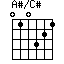 A#/C#