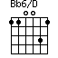 click for variations Bb6/D