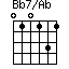 Bb7/Ab