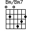 click for variations Bm/Bm7