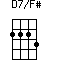 D7/F#