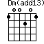 Dm(add13)