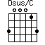 Dsus/C