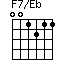 F7/Eb