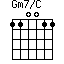 Gm7/C