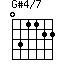 G#4/7