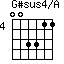 G#sus4/A