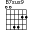 B7sus9