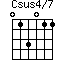 Csus4/7