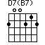 D7(B7)