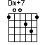Dm+7
