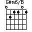 G#m6/B